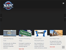 Tablet Screenshot of faircontracting.org